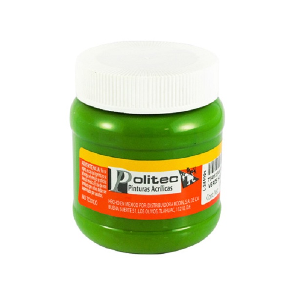 PINTURA ACRÍLICA POLITEC L300 250 ML VERDE HOJA