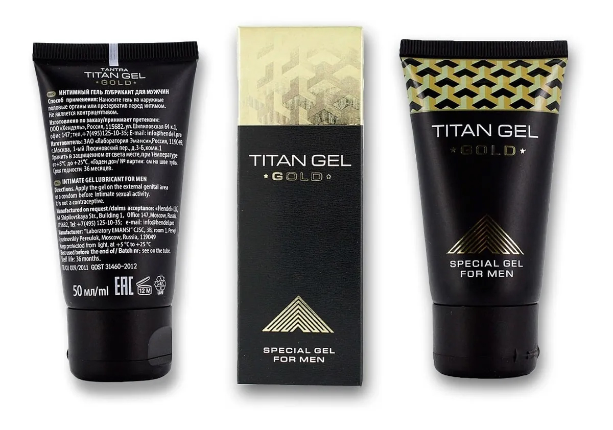 Titan Gel Tienda Oficial Rusia Holograma Original