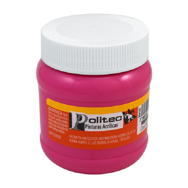 PINTURA ACRÍLICA POLITEC L300 250 ML ROSA MEXICANO
