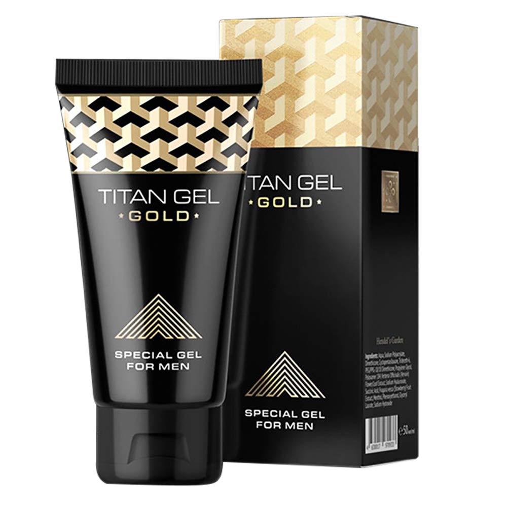 Titan Gel Gold x4 Agranda el tamaño y grosor del pene