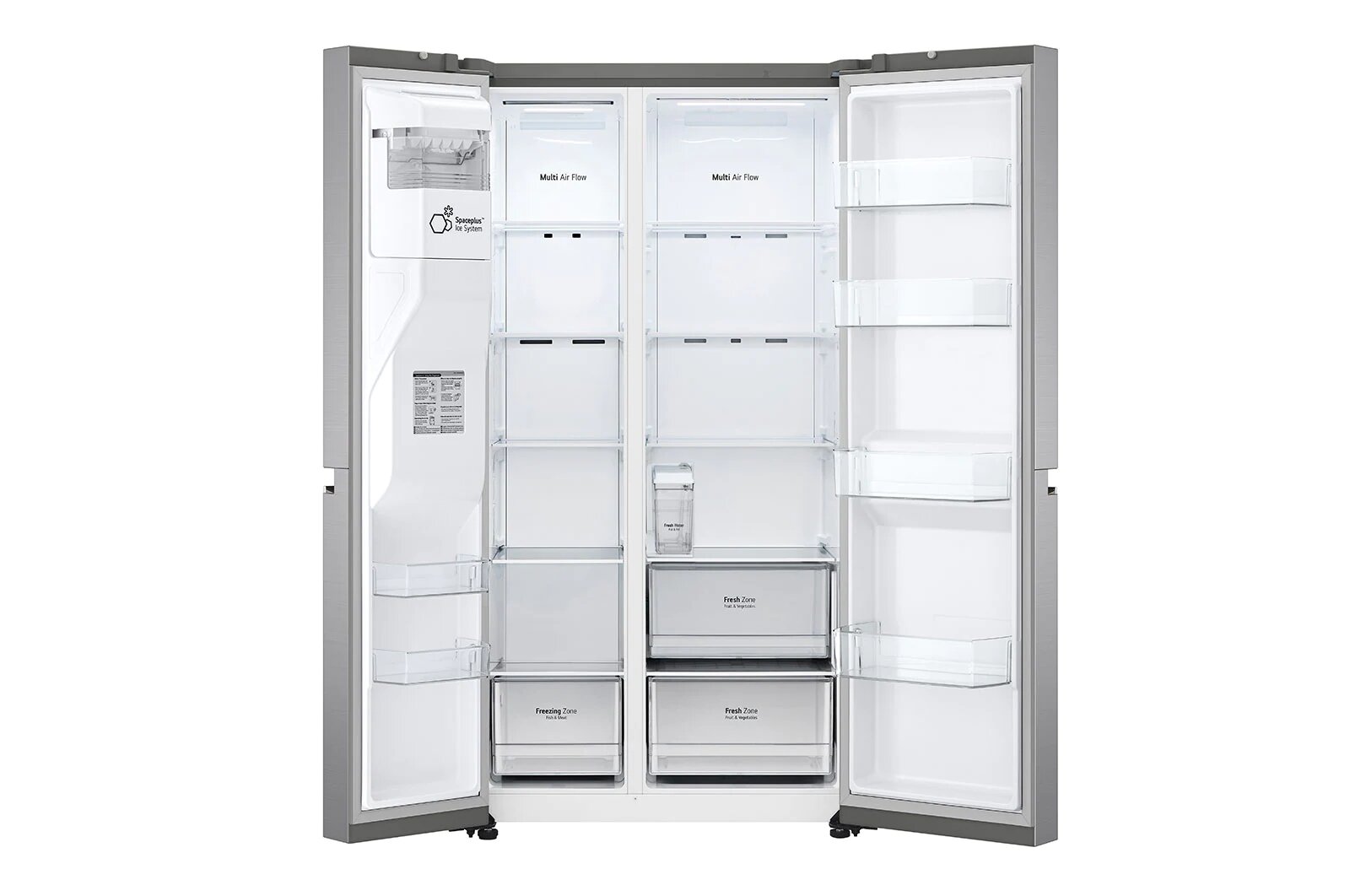 Refrigerador Duplex LG VS22LNIP 22 Pies con Despachador de Agua Platinum