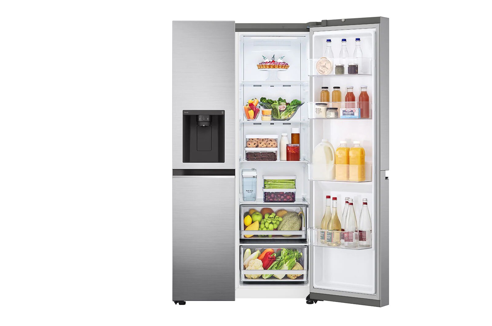 Refrigerador Duplex LG VS22LNIP 22 Pies con Despachador de Agua Platinum