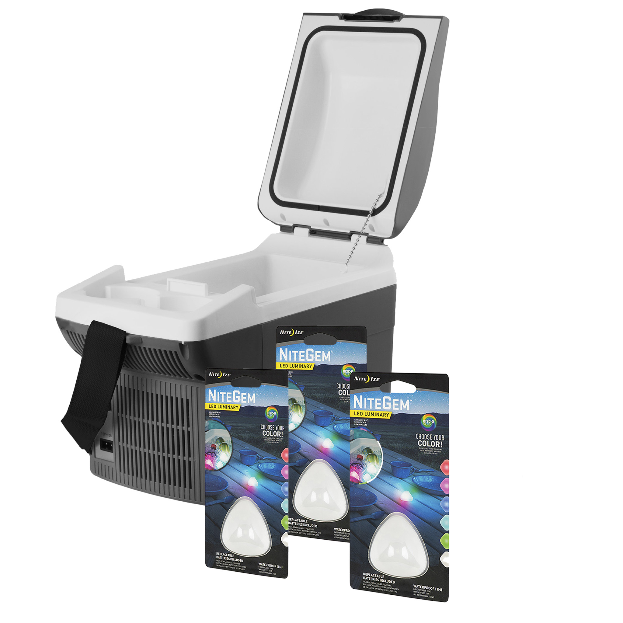 Hielera Eléctrica Portátil 6 Lts con luces blancas de regalo