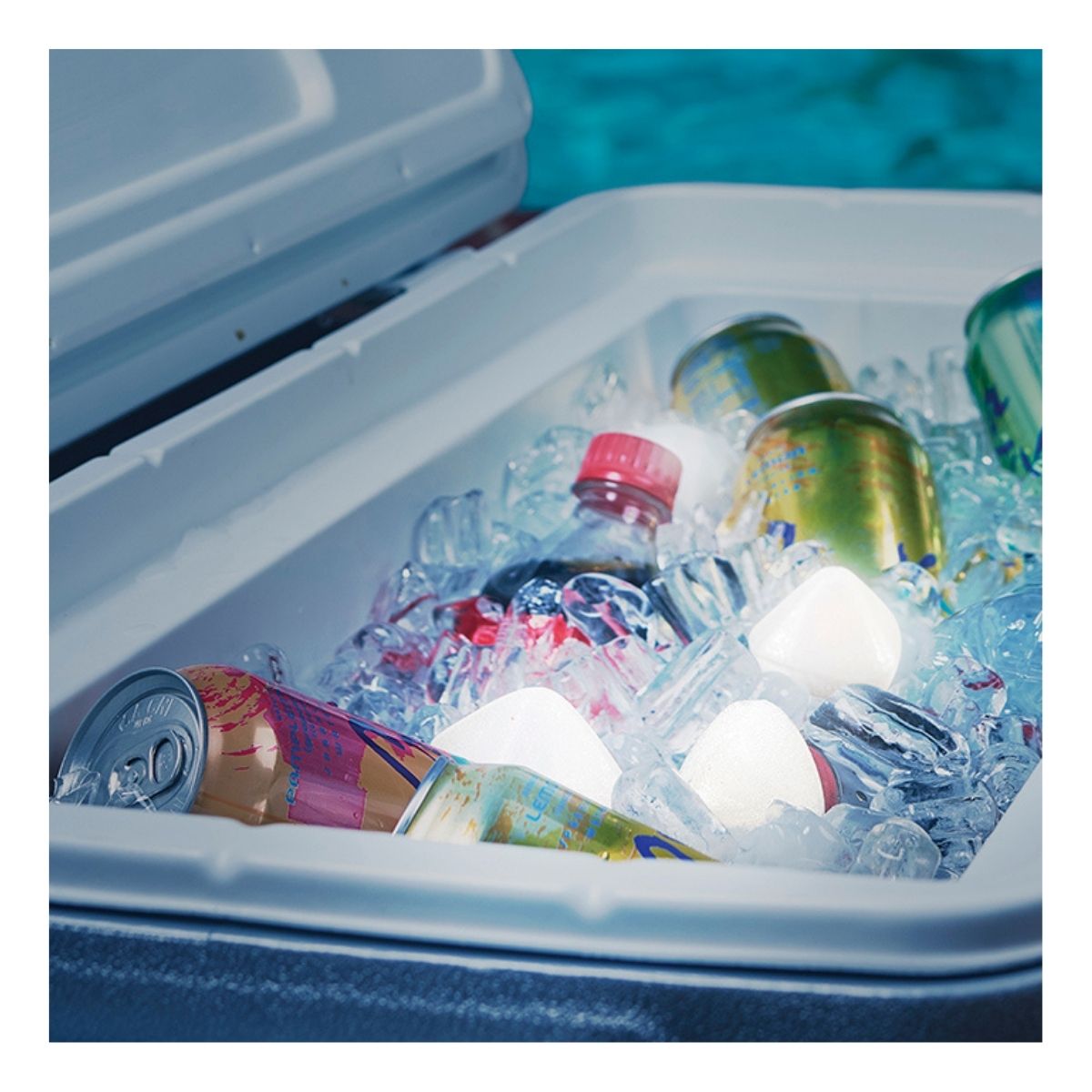 Hielera Eléctrica Portátil 6 Lts con luces blancas de regalo