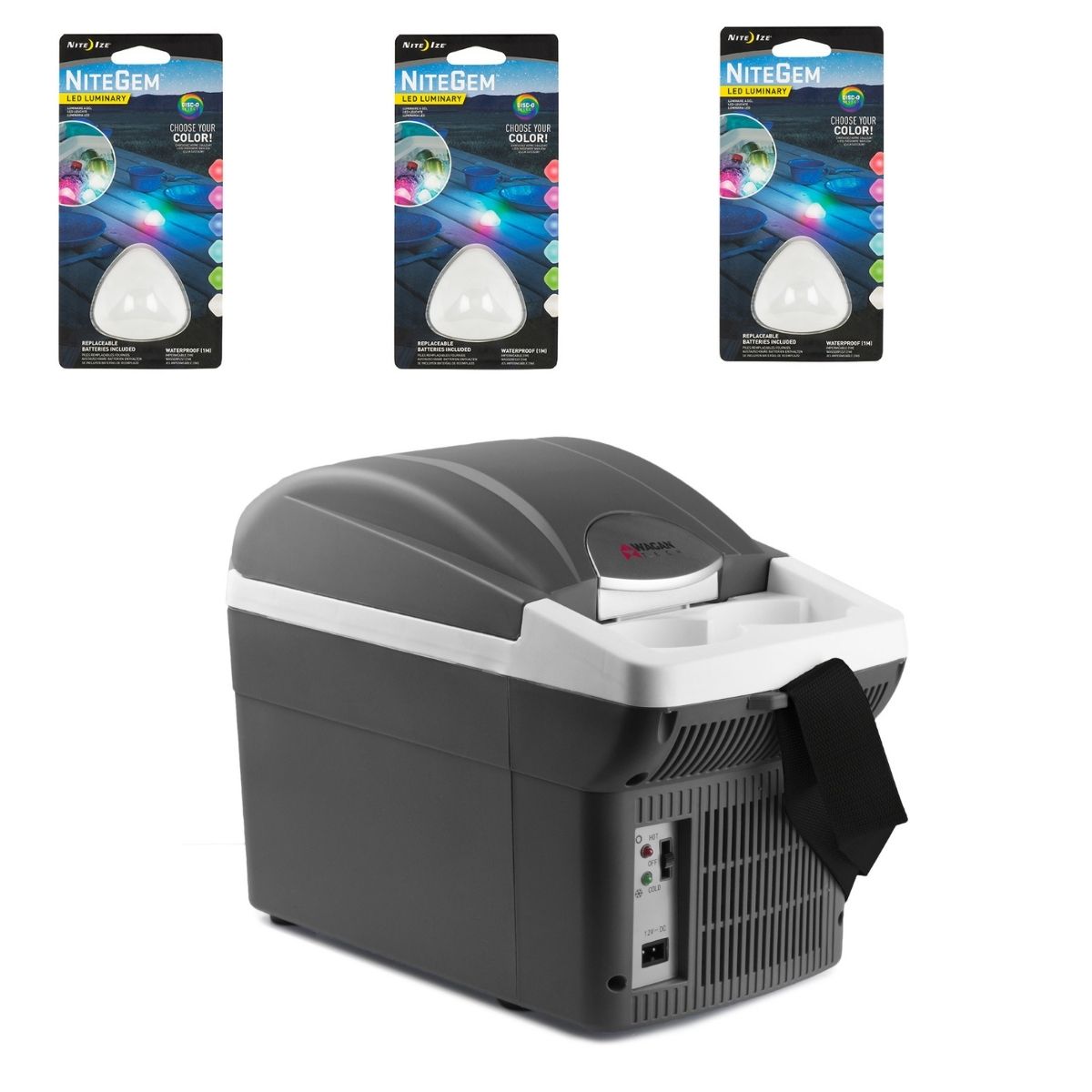 Hielera Eléctrica Portátil 6 Lts con luces blancas de regalo