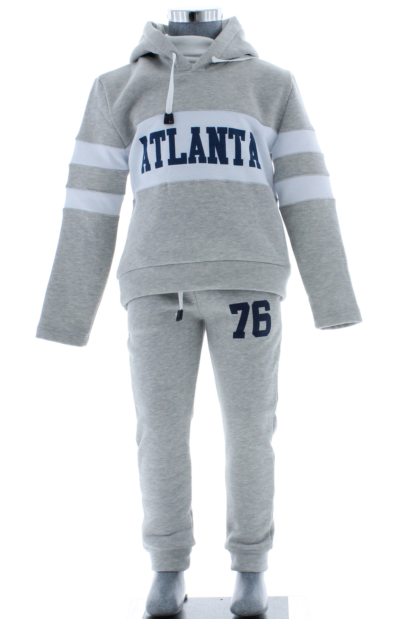 Conjunto Pants Niño Gris 2737 2 a 12 Años.