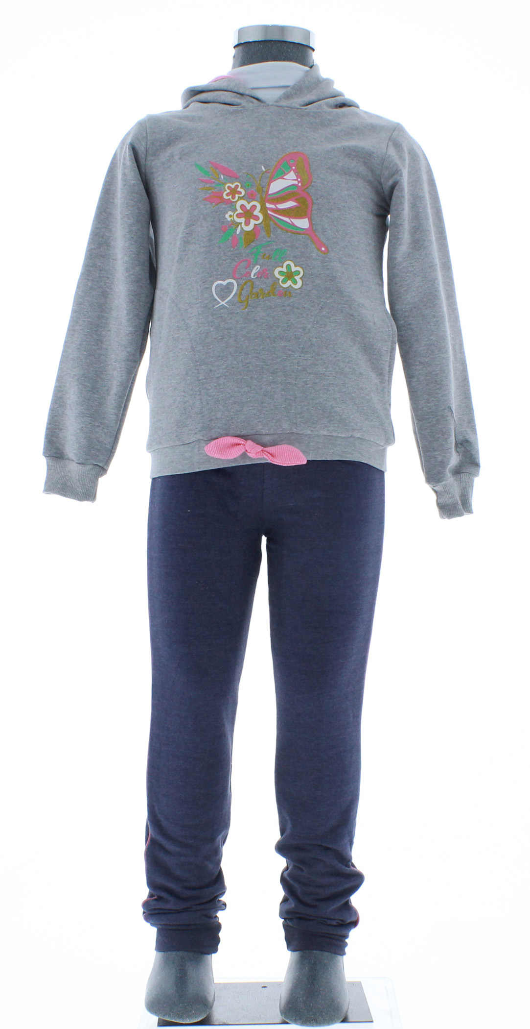 Conjunto Pants Niña Gris 2741 2 a 16 Años.