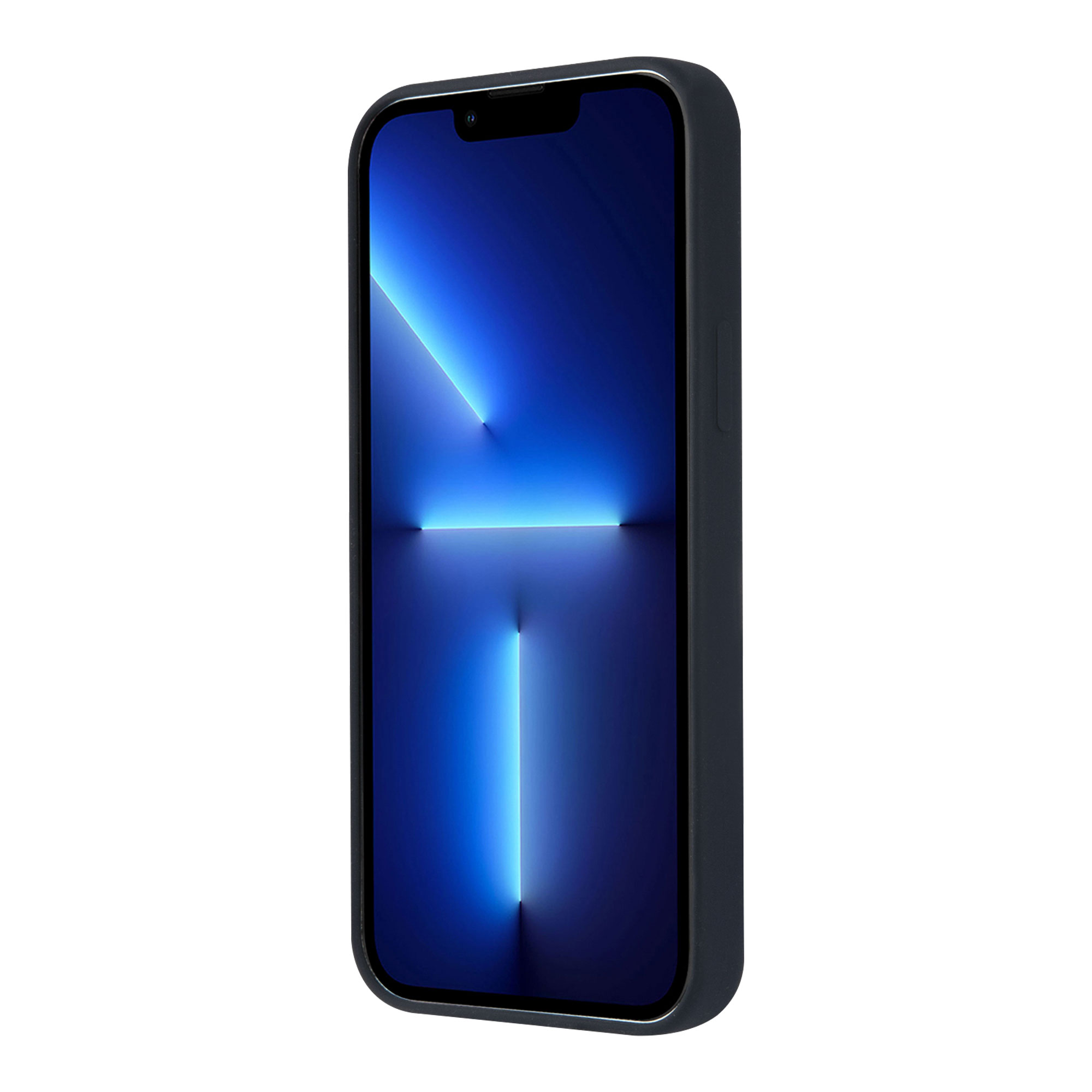 FUNDA IPHONE 13 PRO MAX FERRARI  PROTECTOR SILICÓN NAVY AZUL