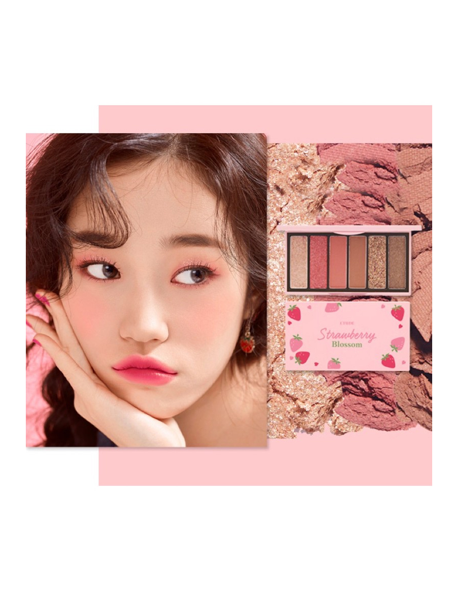 Mini Paleta Sombras Etude House Play Color Eyes Maquillaje Strawberry Blossom
