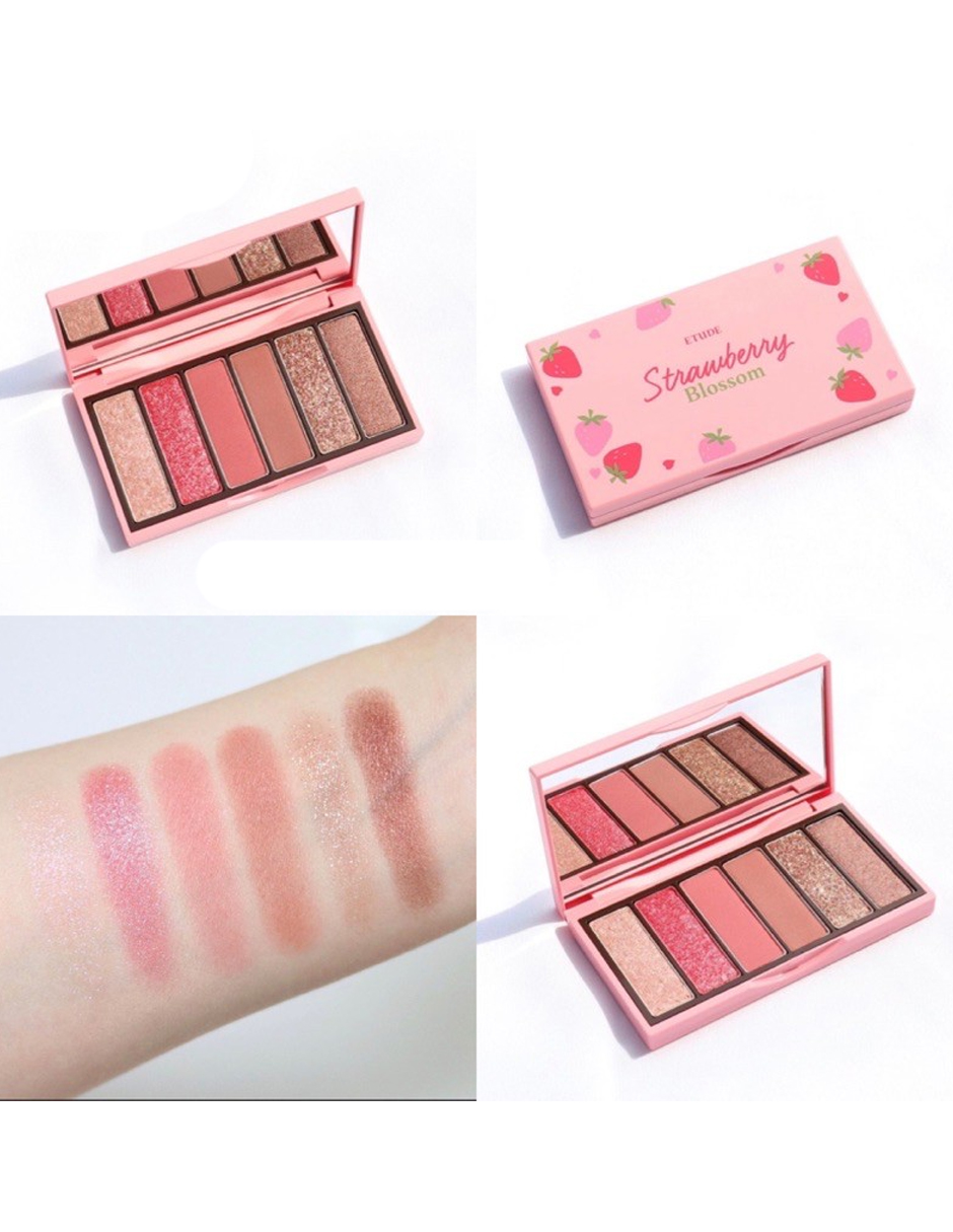 Mini Paleta Sombras Etude House Play Color Eyes Maquillaje Strawberry Blossom
