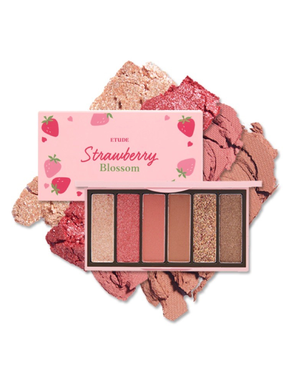Mini Paleta Sombras Etude House Play Color Eyes Maquillaje Strawberry Blossom