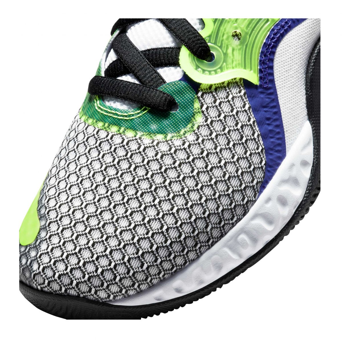 Tenis Nike Renew Elevate 2 Básquetbol Negro Azul CW3406-101