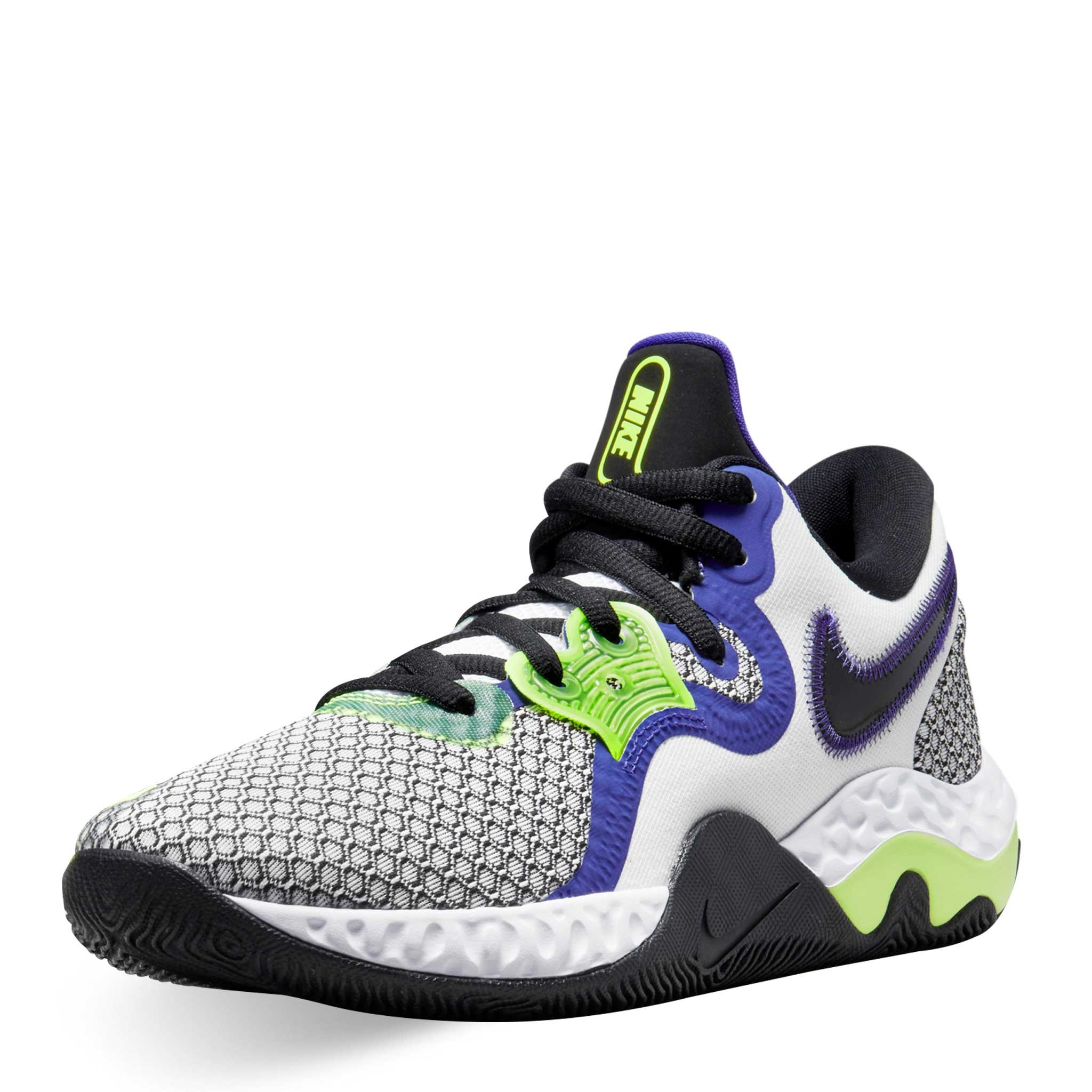 Tenis Nike Renew Elevate 2 Básquetbol Negro Azul CW3406-101