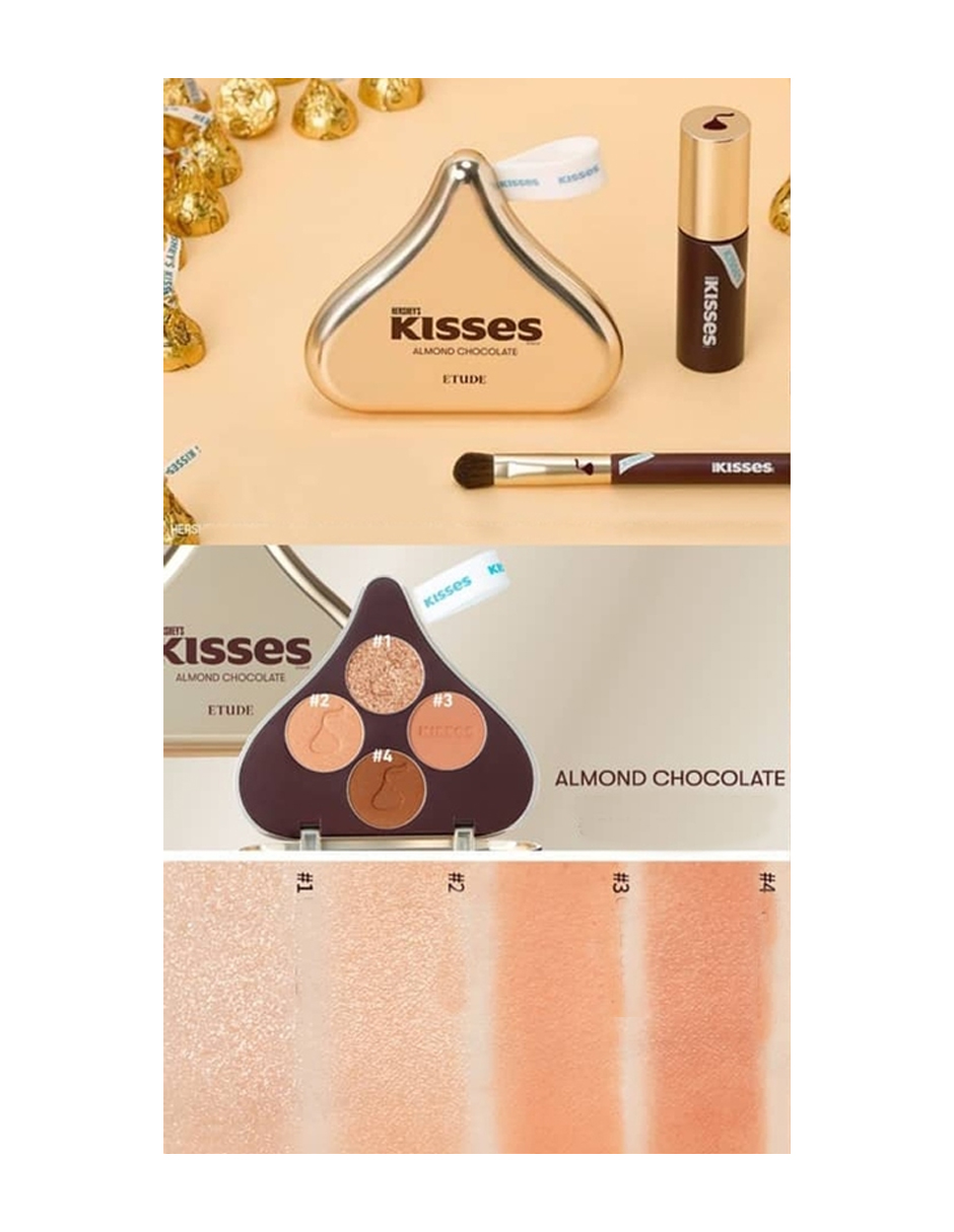 Etude House Paleta Sombra Polvo Hershey's Kisses Almendras.