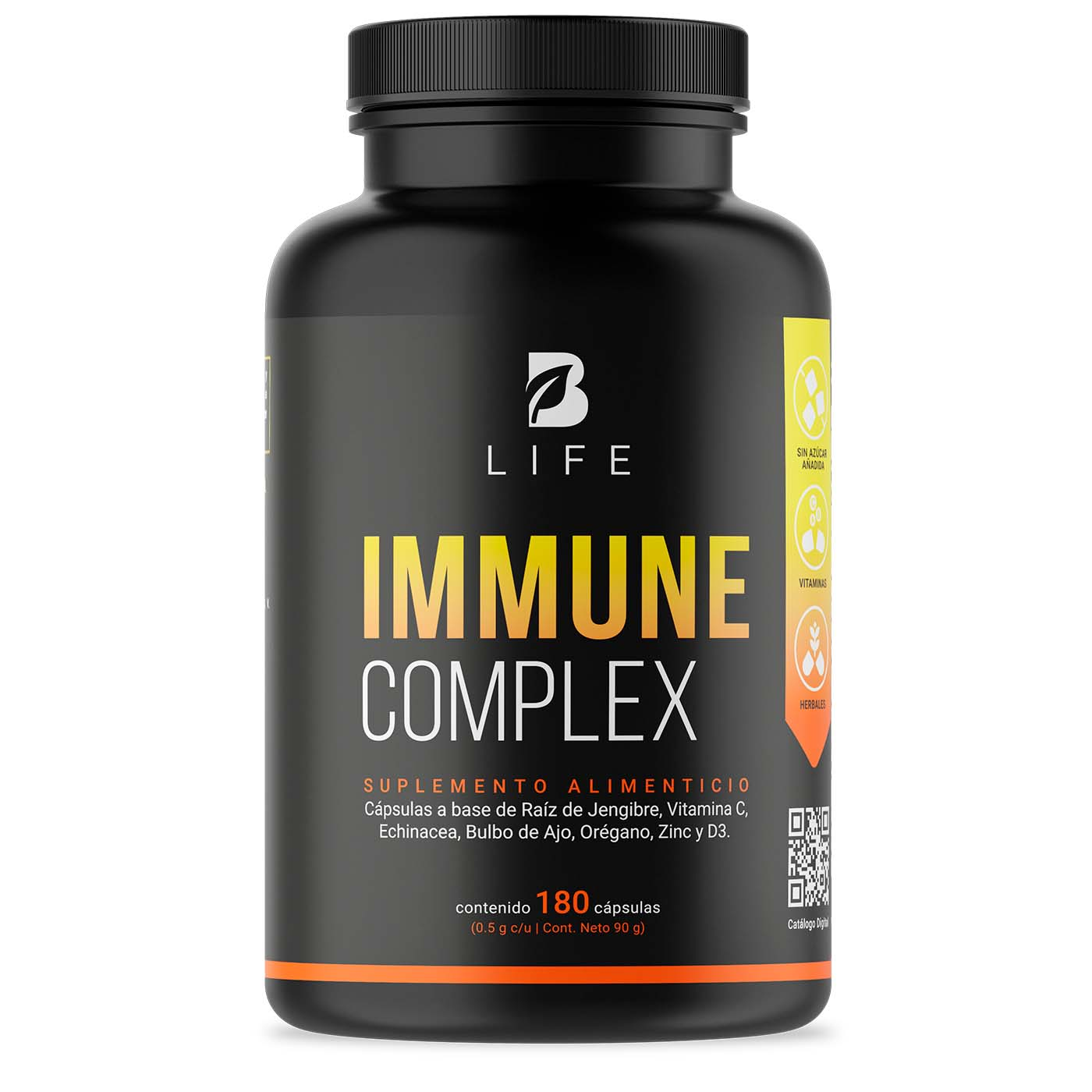 Vitaminas Para El Sistema Inmune 180 Cápsulas B Life
