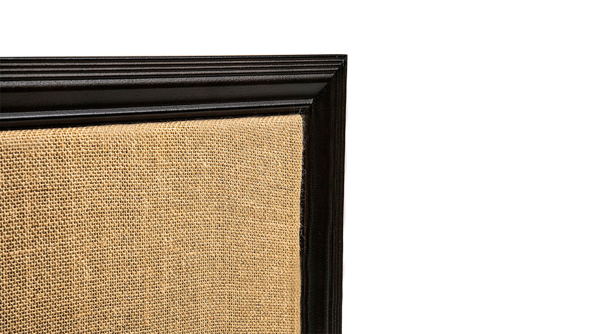 Pizarra Decorativa de Tela Burlap Sheffield Home 28cm x 35cm Marco de Madera y Cordón Sujetador