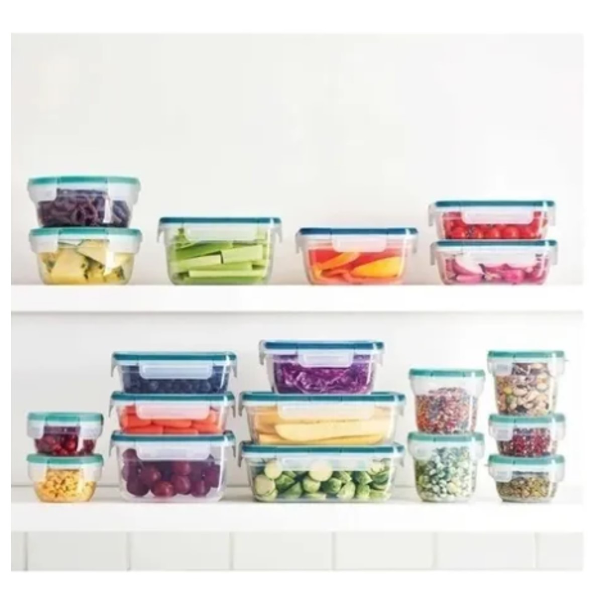 Snapware juego de recipientes de plástico 38 piezas