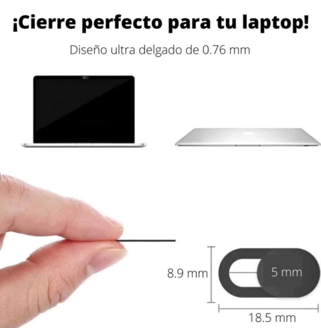 Cubre Cámara 10 Piezas 2.8x1.1 Cm Seguro Celular Web Cam Lap