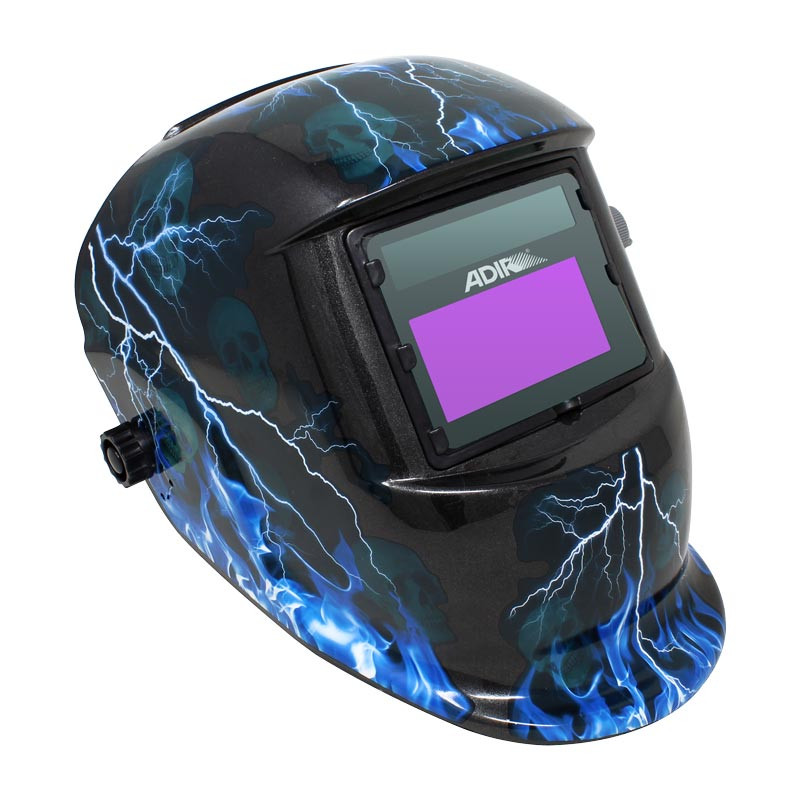 Careta Electrónica Para Soldar Modelo Rayo Azul