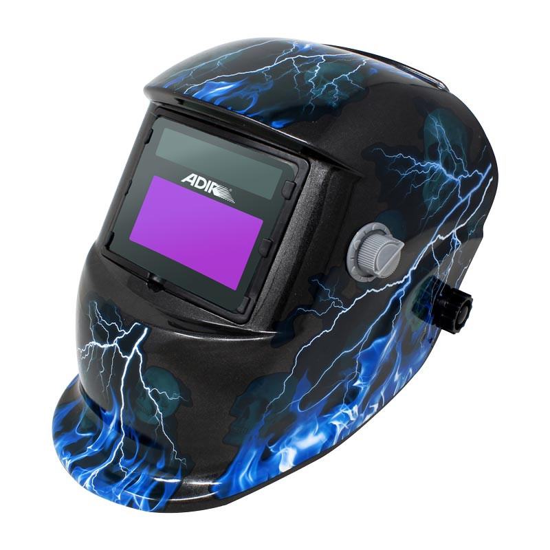 Careta Electrónica Para Soldar Modelo Rayo Azul