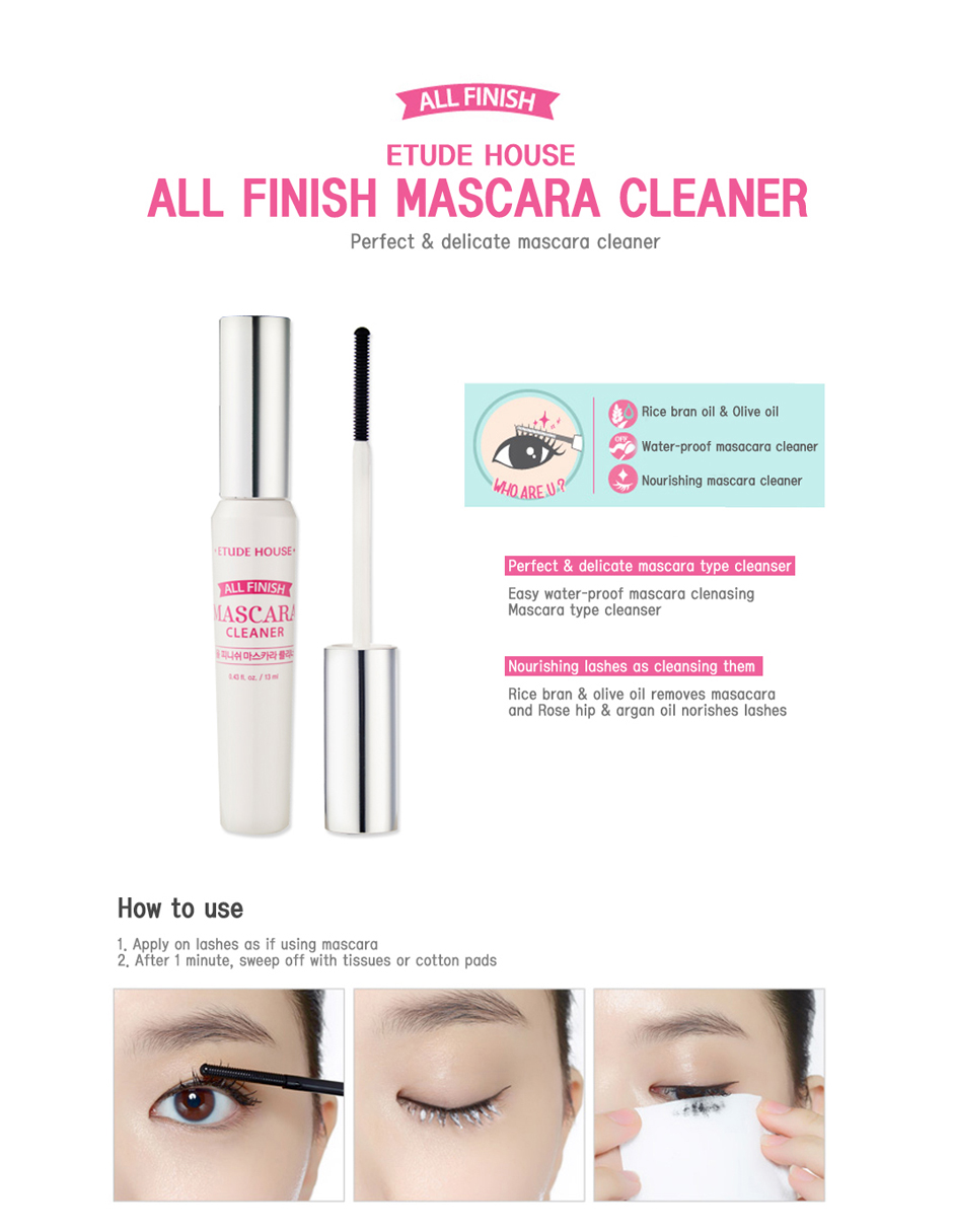 Etude House Mascara Pestañas Removedor De Rimel  All Finish 