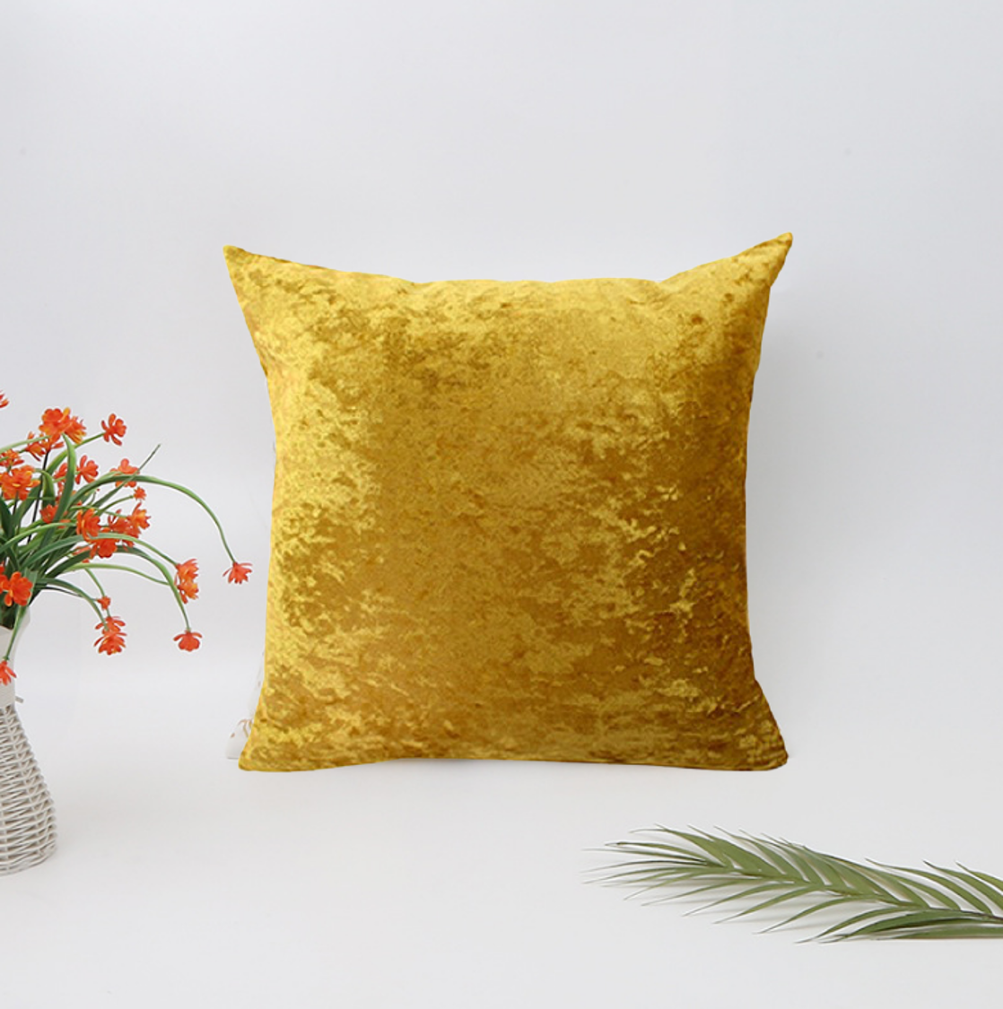 Juego 2 Fundas Para Cojines Decorativos dorado/marmol