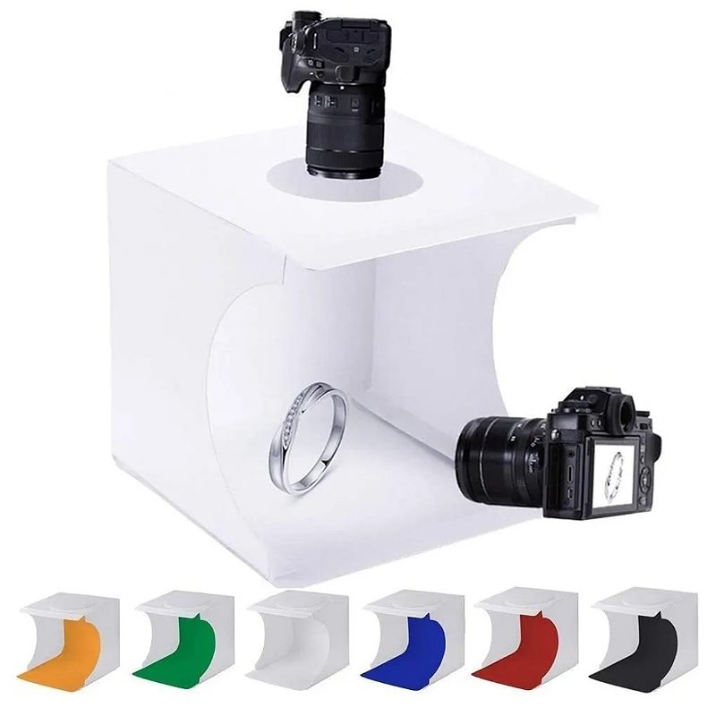 Mini Caja De Luz Para Fotografía Portátil, Plegable