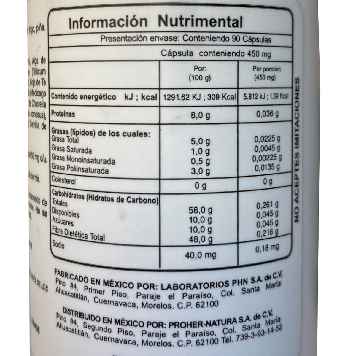 PHN F.VIT 90 cápsulas