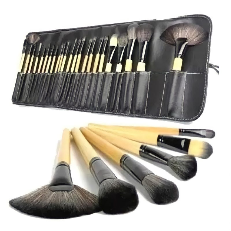 Brochas De Maquillaje Kit 24 Pcs Para Maquillaje Profesional
