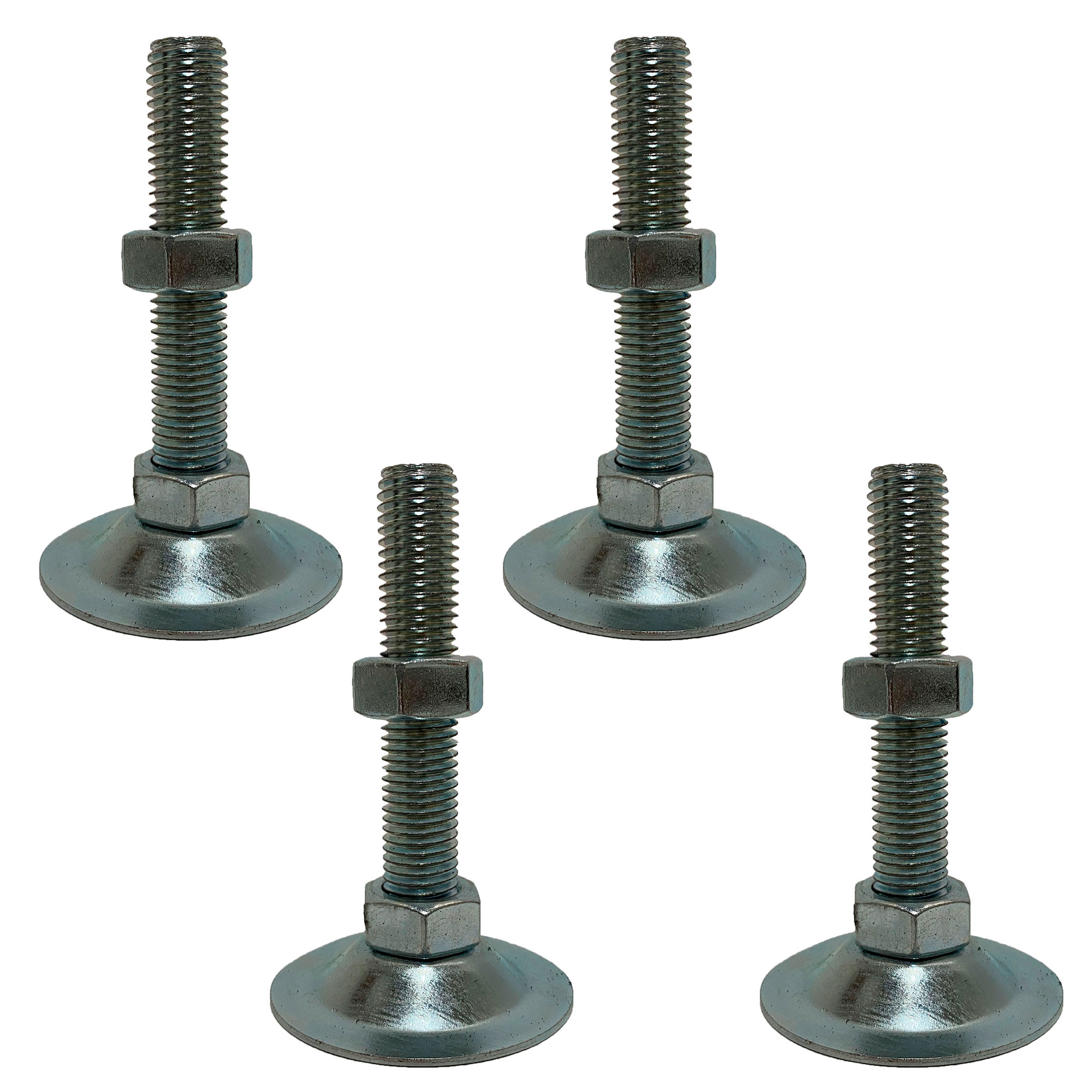 Nivelador De Acero De Uso Rudo Industrial De 1/2 X 4" (4pzas)