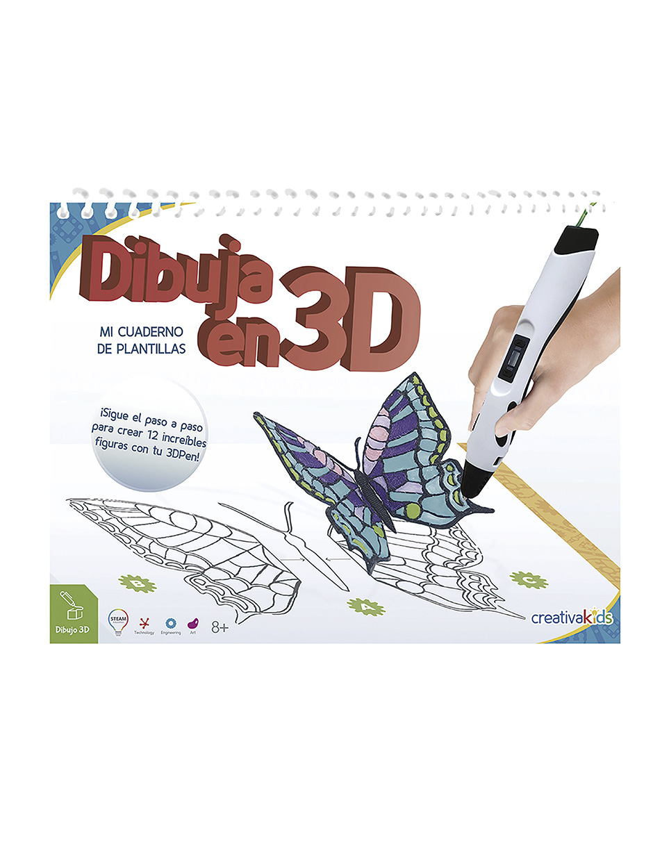 Cuaderno de plantillas para Pluma 3D Creativakids