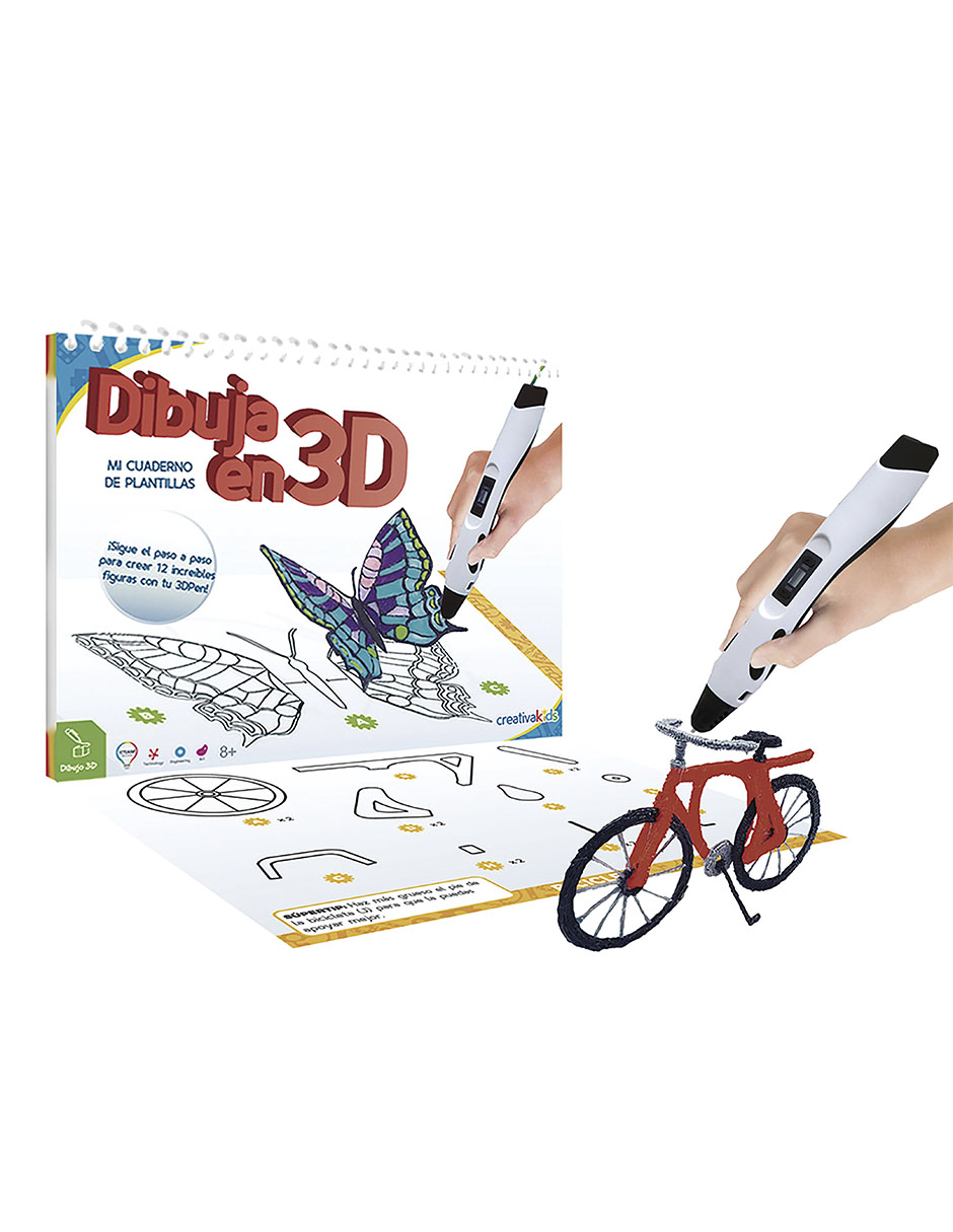Cuaderno de plantillas para Pluma 3D Creativakids
