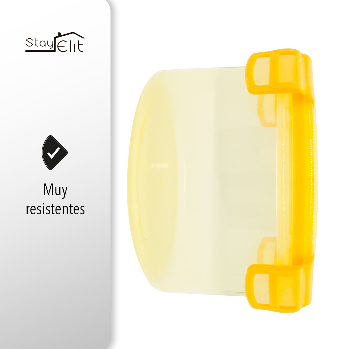 Recipiente Plástico Contenedor TUPPERS HERMETICOS 3 Pzas Amarillo