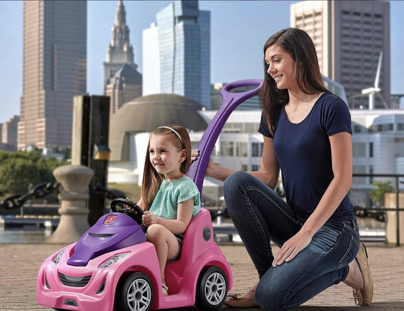 Montable Step2 Push Around Buggy Gt Rojo Y Rosa