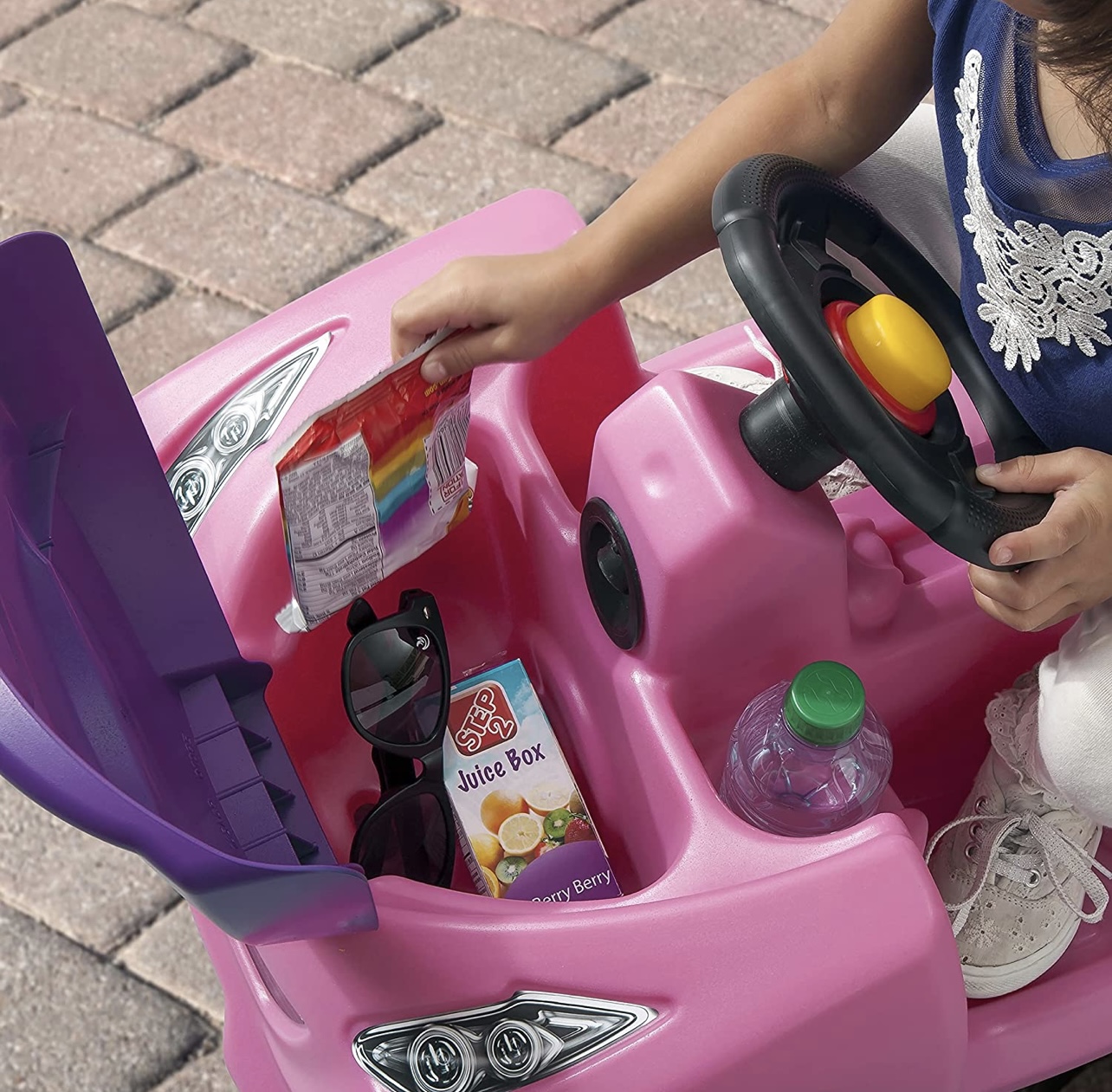 Montable Step2 Push Around Buggy Gt Rojo Y Rosa