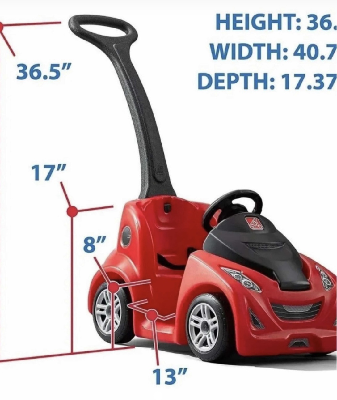 Montable Step2 Push Around Buggy Gt Rojo