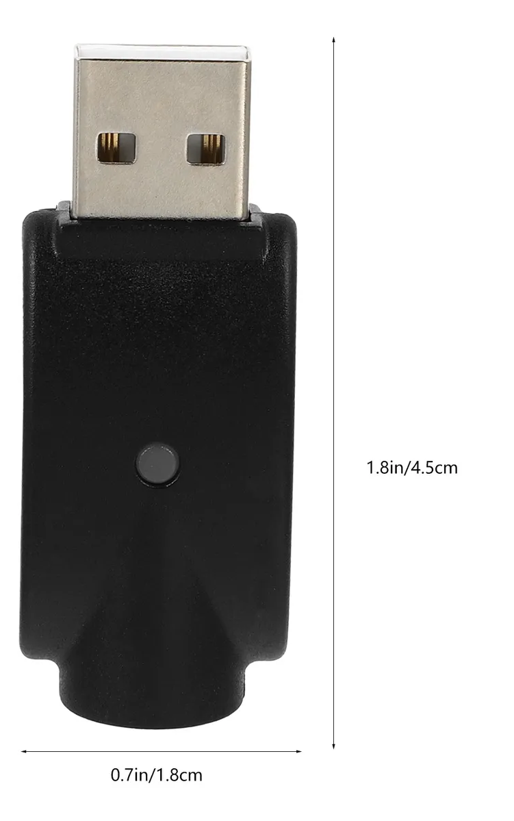 (2pza) Adaptador De Carga Cargador Usb Rosca 510
