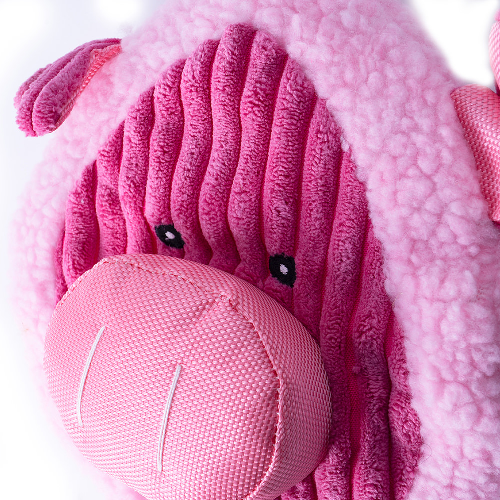 Juguete Para Perro Peluche De Cerdo Con Chillón