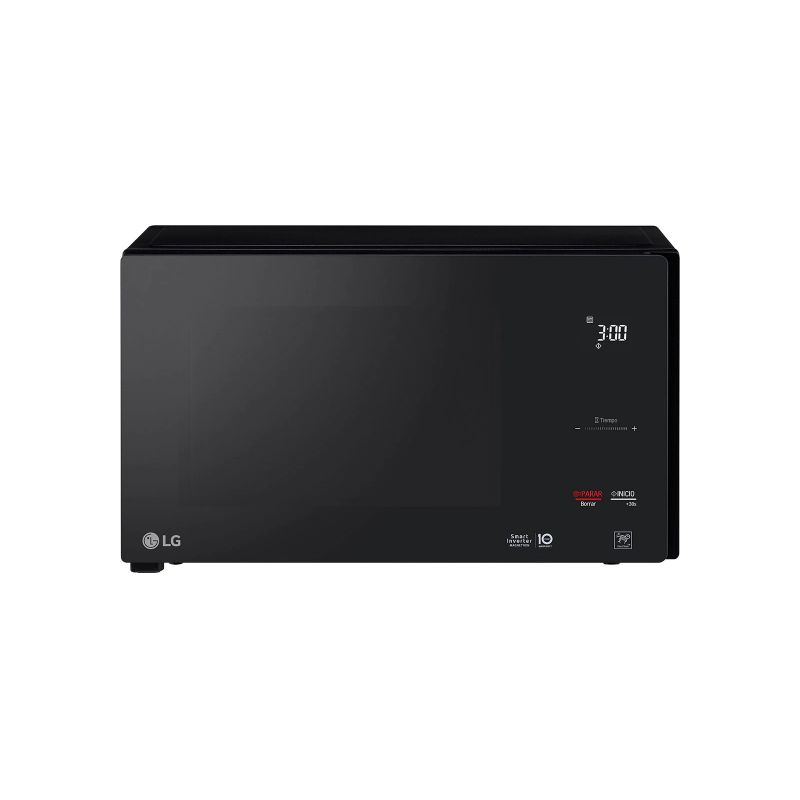 Horno microondas LG 1.4 pies cúbicos NeoChef Smart Inverter Negro MS1597DIS