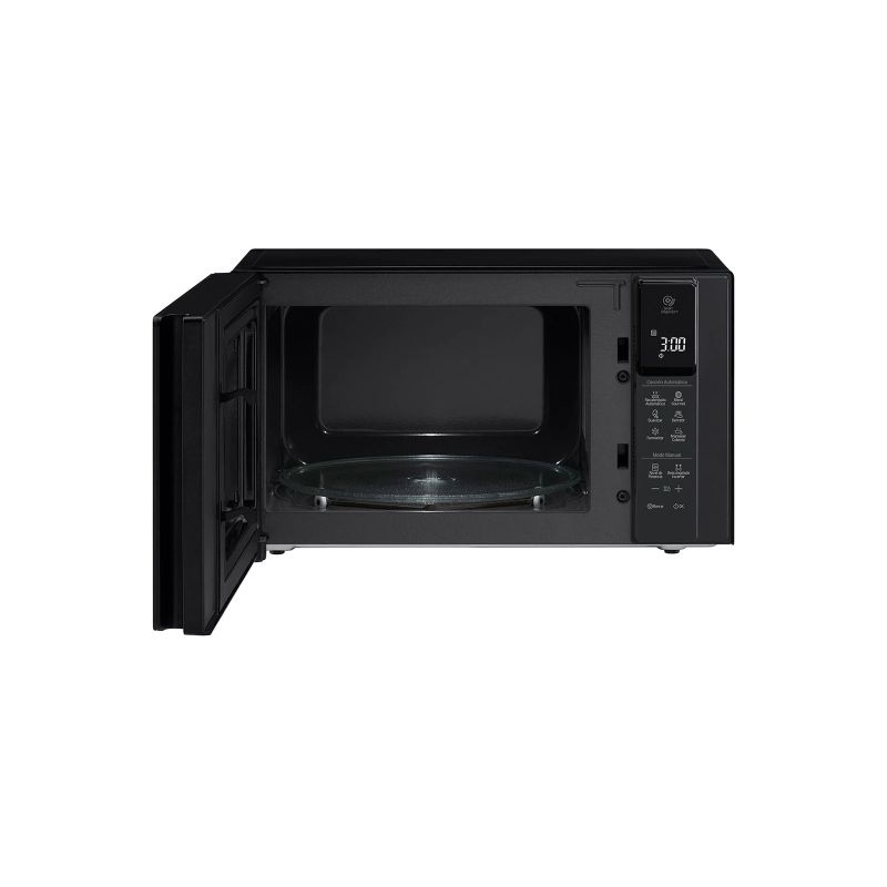 Horno microondas LG 1.4 pies cúbicos NeoChef Smart Inverter Negro MS1597DIS