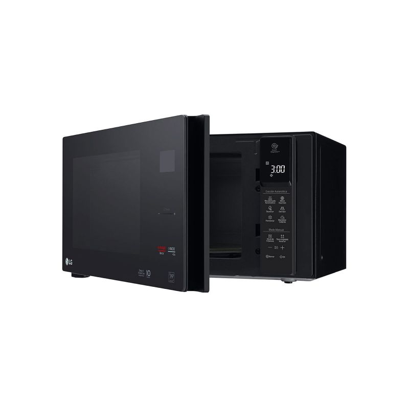 Horno microondas LG 1.4 pies cúbicos NeoChef Smart Inverter Negro MS1597DIS