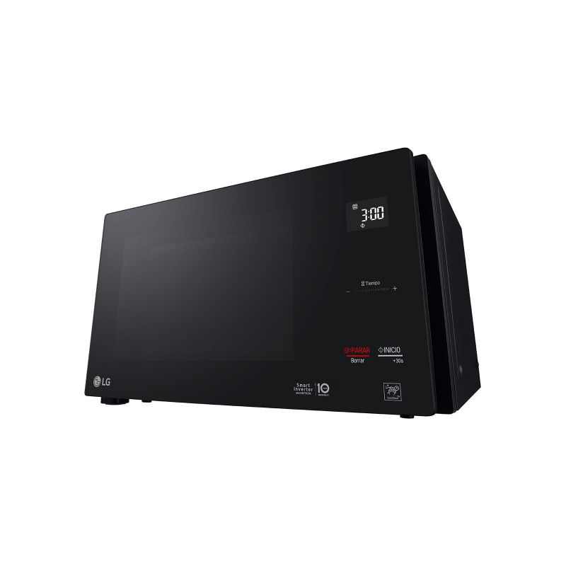 Horno microondas LG 1.4 pies cúbicos NeoChef Smart Inverter Negro MS1597DIS