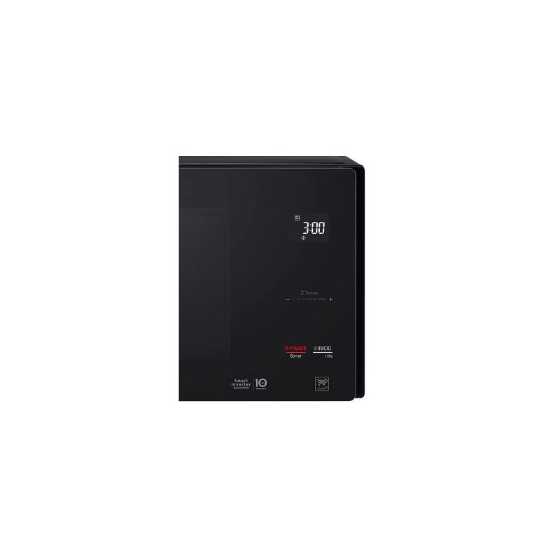 Horno microondas LG 1.4 pies cúbicos NeoChef Smart Inverter Negro MS1597DIS