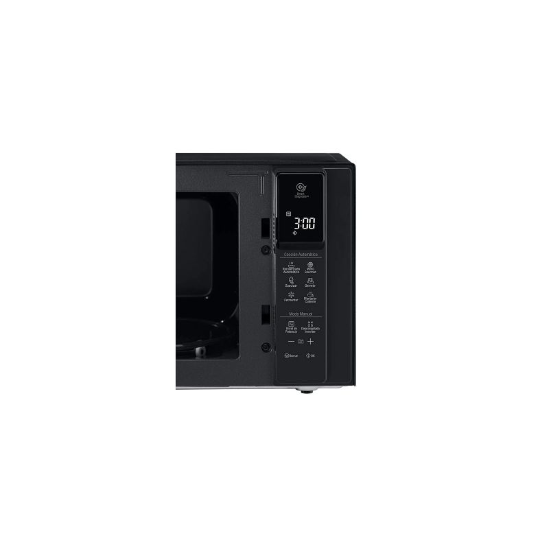 Horno microondas LG 1.4 pies cúbicos NeoChef Smart Inverter Negro MS1597DIS