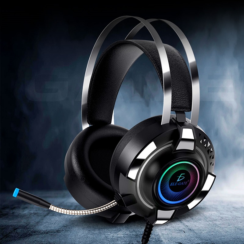 Audífonos Gamer Usb Rgb Diadema 3.5mm Para Pc Ps4 Xbox 7.1