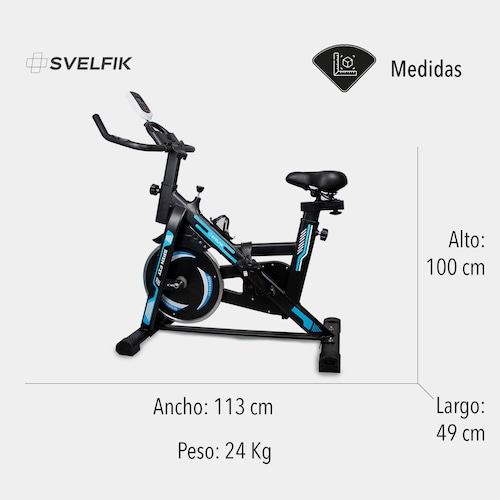 Bicicleta Para Hacer Ejercicio Spinning Fija Estática 6kg Hasta 150kg