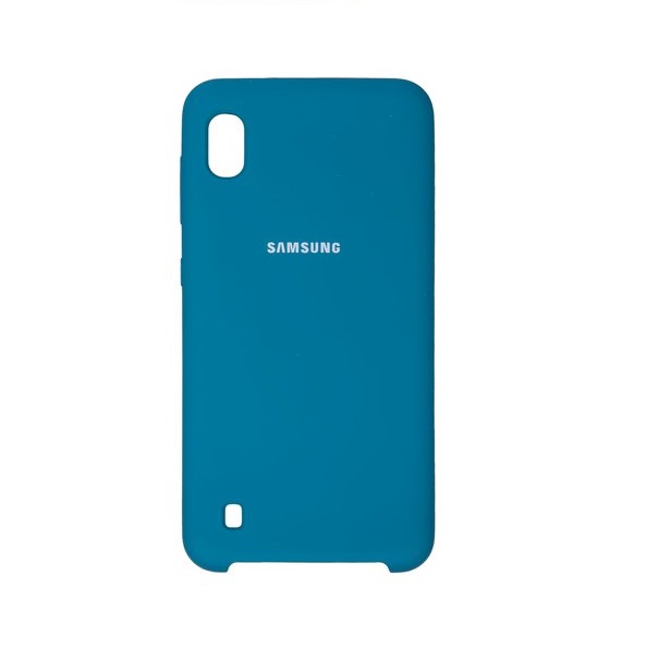 Case A10/M10 Azul Logo Samsung Funda Protector