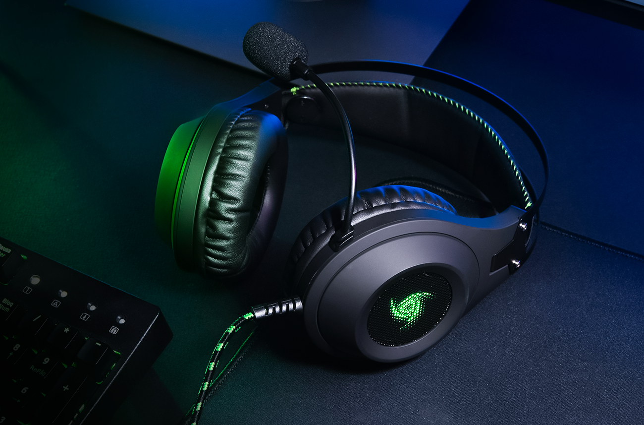 VSG Kuiper Audífonos Gamer RGB Conexión TRRS 3.5mm Pc Xbox Playstation