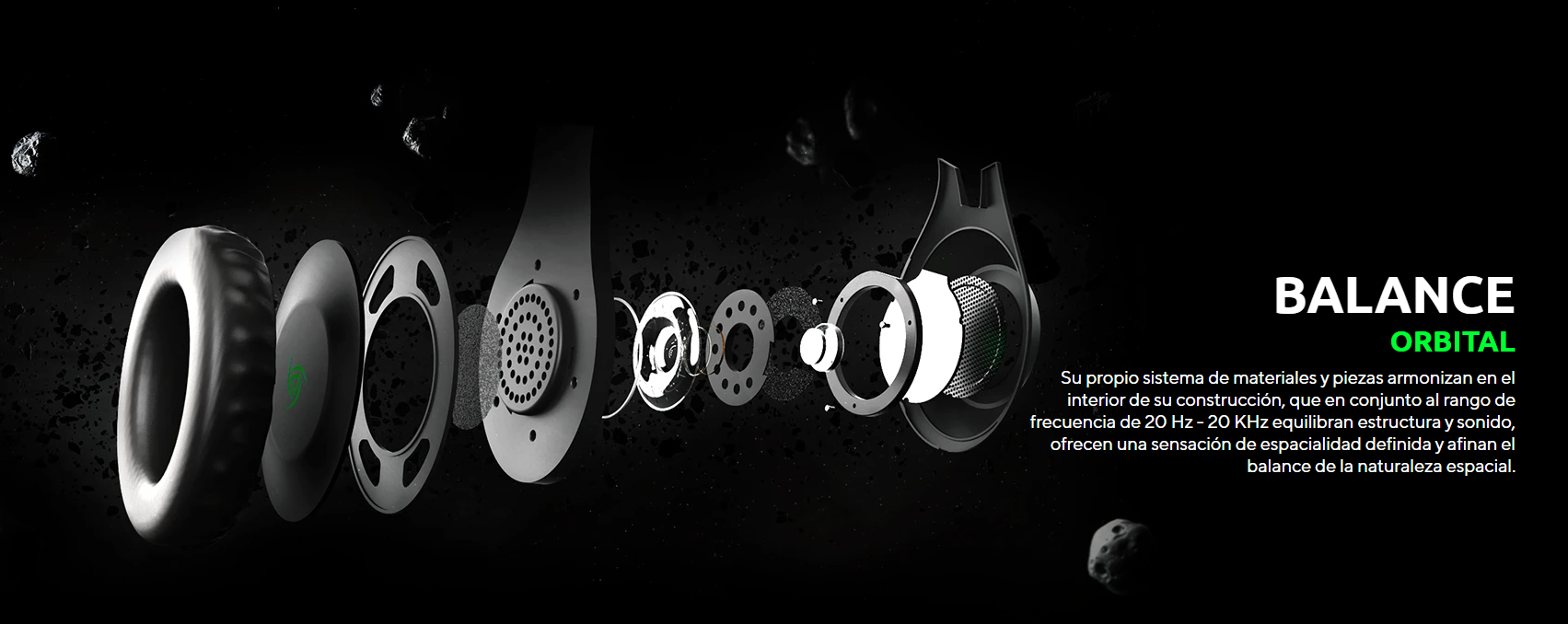 VSG Kuiper Audífonos Gamer RGB Conexión TRRS 3.5mm Pc Xbox Playstation