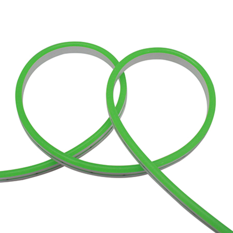 Tira Tipo Neon Flexible 600 Leds 2835 Verde 6mm Certificación NOM